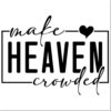 Duo Hand Fill Heaven with Endless Joy Bookplate Journaling Stamp