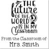 Duo Hand Future Classroom Book Label Stamp