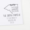 Duo Hand Home Sweet Home Maine Return Address Stamp