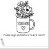 Duo Hand Mentor Mug Sign and Return Stamp