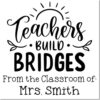 Duo Hand Teachers Build Bridges Reward Stamp