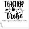 Duo Hand Teacher Tribe Classroom Stamp
