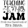 Duo Hand Teaching is My Jam Classroom Stamp
