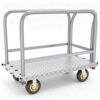 Duty Flatbed Push Cart Dolly Hand Truck Platform Truck