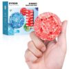 DYRDM Magnetic Fidget Sphere, Premium Magnetic Fidget Toy and Desk Toy for Stress Relief and Focus, Creative Geometric Desk Accessory for Adults and Office Relaxation Red