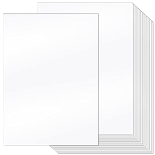 Eaasty 100 Sheet 11'' x 17'' Cardstock Heavy White Cardstock 230g/80lb Printer Paper Large Card Stock Sheets Thick Cover Stock Paper for Inkjet or Laser Printers Flyers Menus Posters