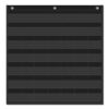 EAMAY Classroom Monthly Calendar Pocket Chart for 2.75 * 2.75 Cards,Homeschool Supplies and Classroom Must Haves! Only Chart(Black)