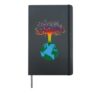 Earth Day Green Tree Life Rainbow Teachers Planet Earth Kids Hardcover Journal, Black