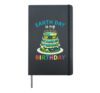 Earth Day Is My Birthday Hardcover Journal, Black