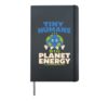 Earth Day Reduce Reuse Recycle Teacher Gift Hardcover Journal, Black