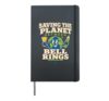 Earth Day Reduce Reuse Recycle Teacher Gift Hardcover Journal, Black