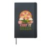 Earth Day Shirts for Women Kids Girls Keep It Green Hardcover Journal, Black