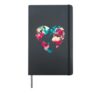 Earth Heart - Vintage Earth Day Save Planet Nature Lover Hardcover Journal, Black