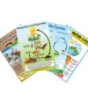 Earth Science - Weathering, Erosion, Deposition, Water Cycle, Life Cycles, Ecosystems Food Webs 4 Poster Set — 12x18 Inch US Made