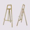 Easel Stand, Lightweight, Standard Type, Wood, Compatible with B2 Vertical, B1, A1, A2, A3, A4, Natural