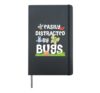 Easily Distracted By Bugs Summer Hunting Insect Boys Girls Hardcover Journal, Black