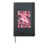 Easily Distracted Surfing Surfboard Surf Cute Surfer Women Hardcover Journal, Black