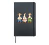Easter Goose Christian Easter Family Goose Funny Easter Day Hardcover Journal, Black