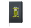 Eating pickles mode on - pickles Hardcover Journal, Black