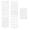 ECHO‑OVE 5 Sheets Hair Body Face Gems Stickers