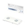 ECKEK 10 Pcs Magnetic Acrylic Label Holder Clear Shelf Tag Label Holders Price Tag Holder for Warehouse Supermarket Office Library，Vertical：60×90mm/2.36×3.54inches