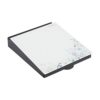 ECR4Kids MessageStor Dry-Erase Glass Board Memo Station, Desk Organizer, Botanical
