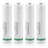 ECVGHD Rechargeable 3A Batteries 1.2V 800mAh with Storage, Four Quarters