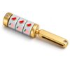 EDC Lucky Fruit Spinner Fidget Toy Metal Push Card Stress Relief