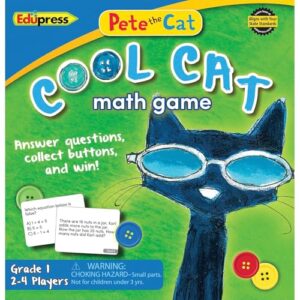 Edupress Pete The Cat Cool Cat Math Game Grade 1+ (EP63531)