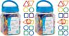 edxeducation Geo Links, Mini Jar, Set of 144, Linking Shapes, 6 Colors (Pack of 2)