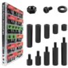 EEEEE Black Nylon Standoff Screws Spacers Nuts for Motherboard & PCB Mounting Hardware Circuit Board Assortment kit 6mm 10mm 15mm 20mm 25mm