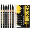 Eessmo 7 Pcs Chrome Markers