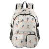 EFEWOI Play Soccer Pattern Backpack College Laptop Backpack