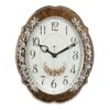 EGBHNJKL European Personality Mute Wall Clock(White-Patch Five-Pointed star4)