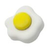 Eggs Shaped Stress Relief Toy with Yellow Yolks Clicks Button, 3D Printed Pocket Fidgets Clickers for Desktop Play Classroom Reward and Small Raised Yolks Button Fidgets Toy for Offices Desks Reward