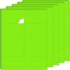 EgretLFsail 2" x 4" Green Label Stickers, 200 Pcs Moving Sticker for Boxs