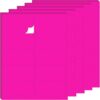 EgretLFsail 2" x 4" Pink Label Stickers, 200 Pcs Moving Sticker for Boxs