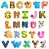 EHR Magnetic Letters, Colorful ABC Animal Alphabet Fridge Magnets, Suitable for Toddlers Aged 3 4 5 (Uppercase Letter)