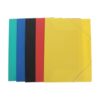 Elastic Cord File Folder 5pcs Plastic A4 Document Organizer