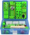 Electrical Physics Circuit Test Box, Electromagnetic Teaching Instrument Joule'S Law & Sliding Rheostat Experiment Set with Portable Storage Pouch