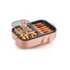 Electric baking pan, high power, baking tray design, independent temperature control, heat insulation and anti scalding