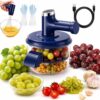 Electric Fruit Peeler & Mixer 2 In 1 Smart Fruit & Vegetable Peeler (Blue)