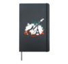 Electric Guitar Eiffel Tower - Vintage E-Guitar France Lover Hardcover Journal, Black