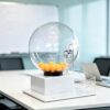 Electric Lottery Ball Machine with Clear Sphere and Acrylic Tray
