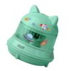 Electric Pencil Sharpener, Cartoon Design for Kids (Green)