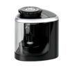 Electric Pencil Sharpener for .2 and 6 8mm Colored Pencils (Black) | Automatic Classroom Home Use Back to Fast Sharpen