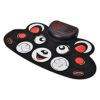 Electric Set, Digital Drums Folding Easy to Carry Waterproof Head with Headphone Jack for Kids