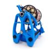 Electric Spinning Wheel Home Yarn Spinning Machine with 3 x 8oz Bobbins Max Speed 800 RPM Forward and Reverse Rotation for Weaving Yarn Blending Wicks Blue