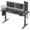Electric Standing Desk Adjustable Height Sit Stand Home Office Desk with Splice Board
