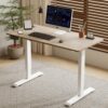 Electric Standing Desk Height Adjustable Desk for Home and Office Computer Table Gaming Desk Luxiury Table 48" Oak Lift up Desk